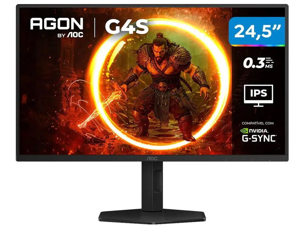 Monitor Gamer AOC 25G4S/P 24,5 310Hz 0,3ms – Análise Completa com Experiência Real de Jogador Profissional