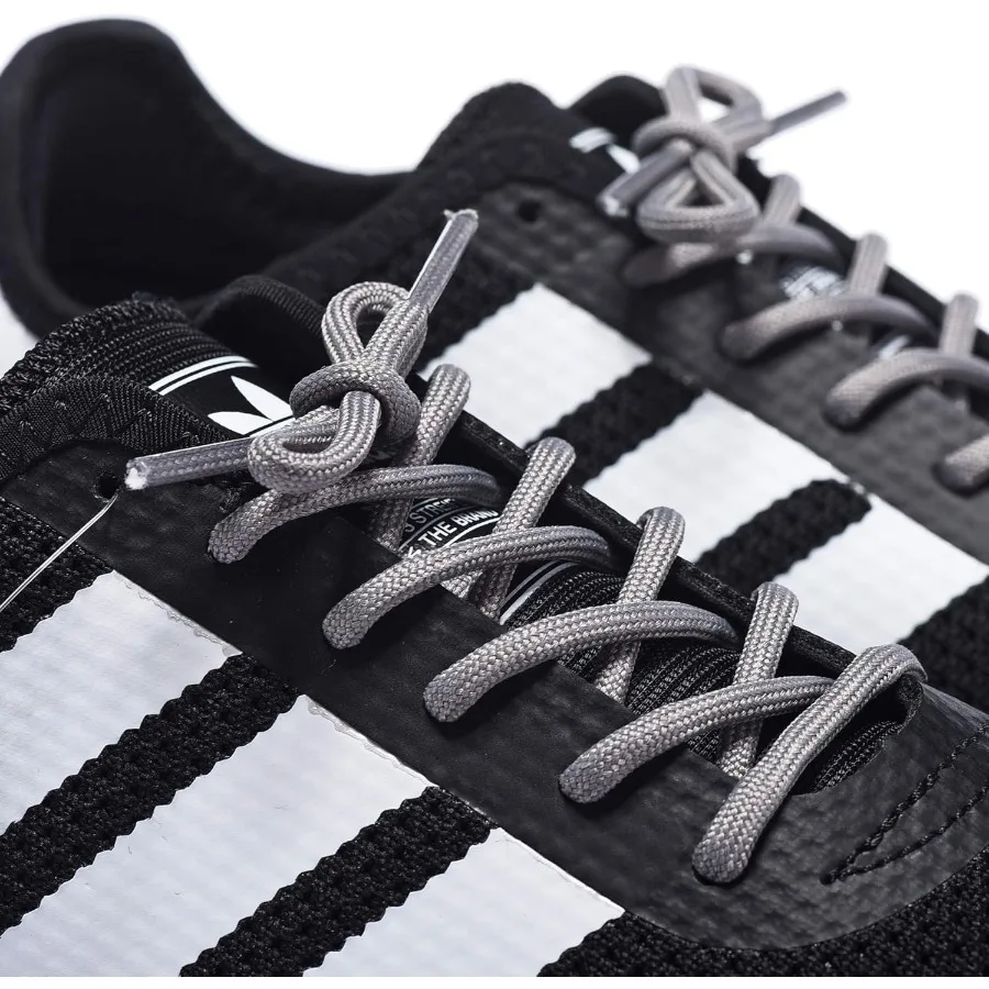 أربطة أحذية رياضية مستديرة سميكة 2 P - لأربطة أحذية رياضية ومشي لمسافات طويلة