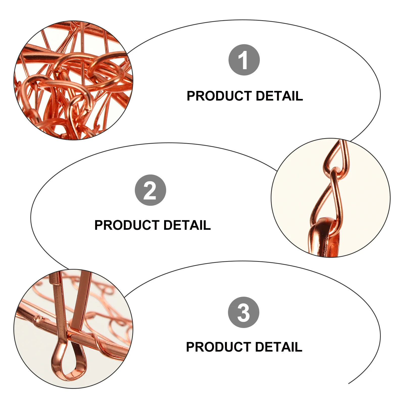 

1Set Three-Tier Wire Hanging Basket Multipurpose Fruit Vegetable Storage Breathable Drain Basket for Kitchen Bathroom Living