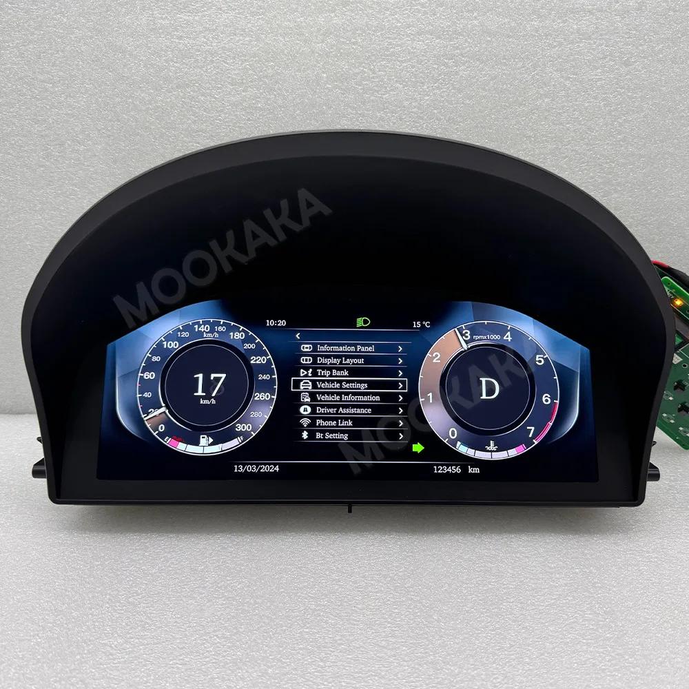 Car LCD Dashboard For Land Rover V8 2002-2012 Digital Cluster Instrument Panel Cockpit Multifunctional Speedometer