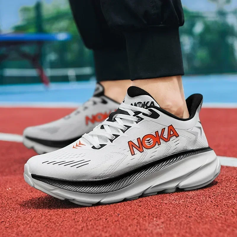 Men's Running Shoes Outdoor Couple Non-Slip Jogging Breathable Cushioning Luxury shoes Trainer Race Sneakers Mesh Off-road Shoes image 4