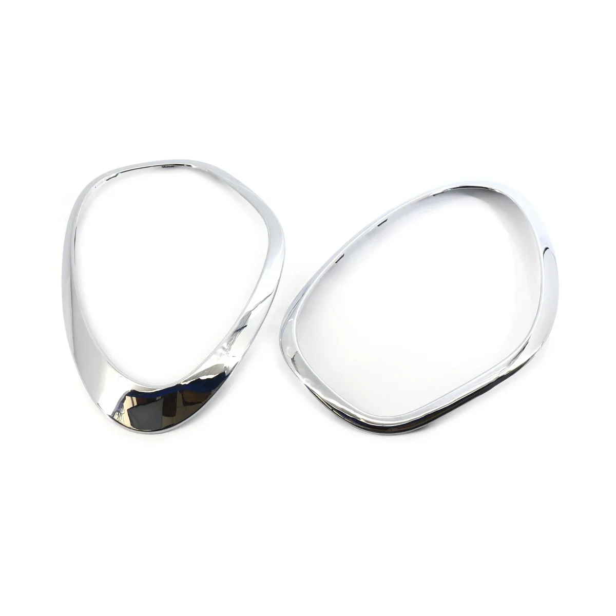 Chrome Headlight Ring Bezel Trim Surround Cover Left Right For MINI Cooper R60 Countryman S ALL4 11-16 51139801573 51139801574
