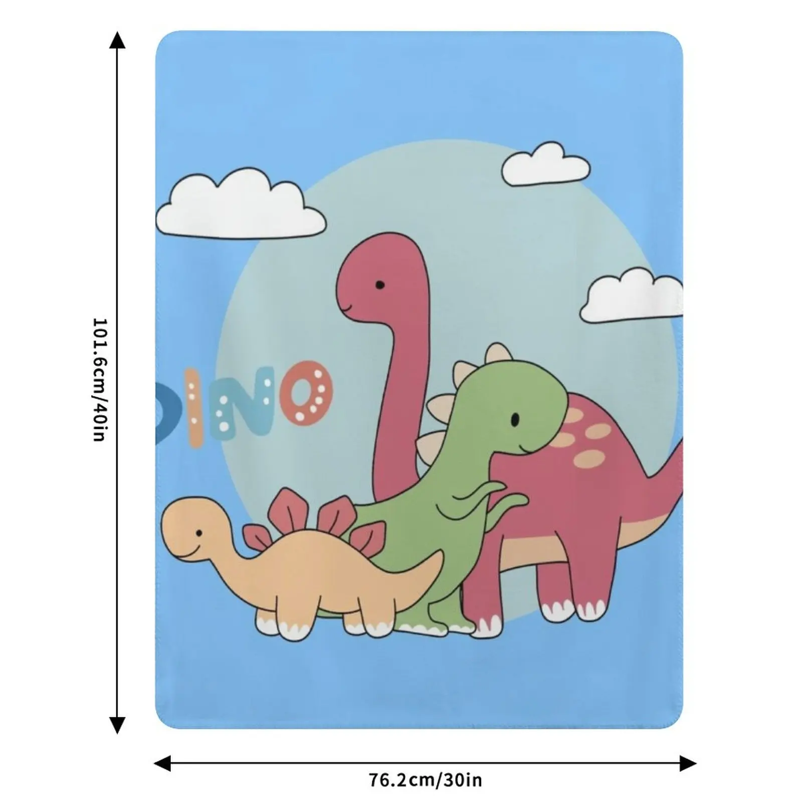 لا بأس أن تكون على ما يرام دينو رحلة الطريق تي شيرت رمي بطانية تتحرك القطبية الفاخرة لبطانيات الشتاء #6