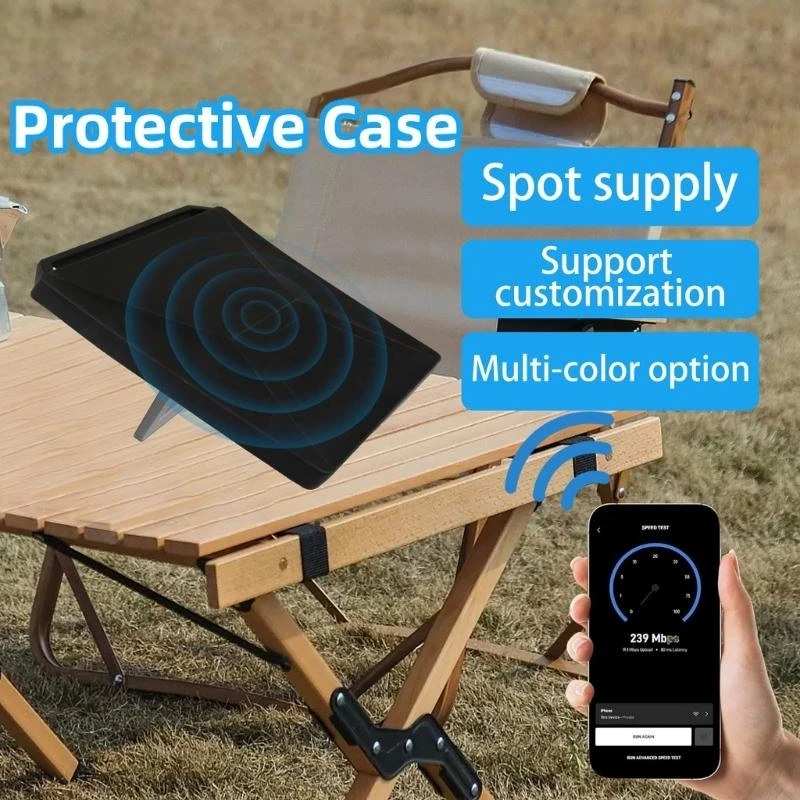 علبة تغطية السيليكون مع قرص العسل لامتصاص التأثير المصغر وحماية التبريد