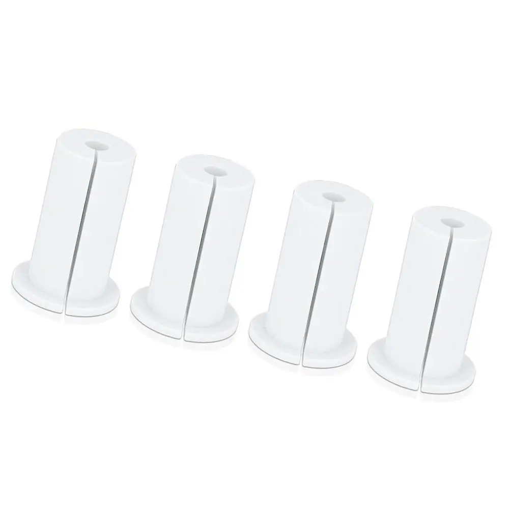 4PCS Rubber Cable Routing Kit 1*2in White Cable Pass Through Grommet Wall Grommet for Starlink Cable Routing