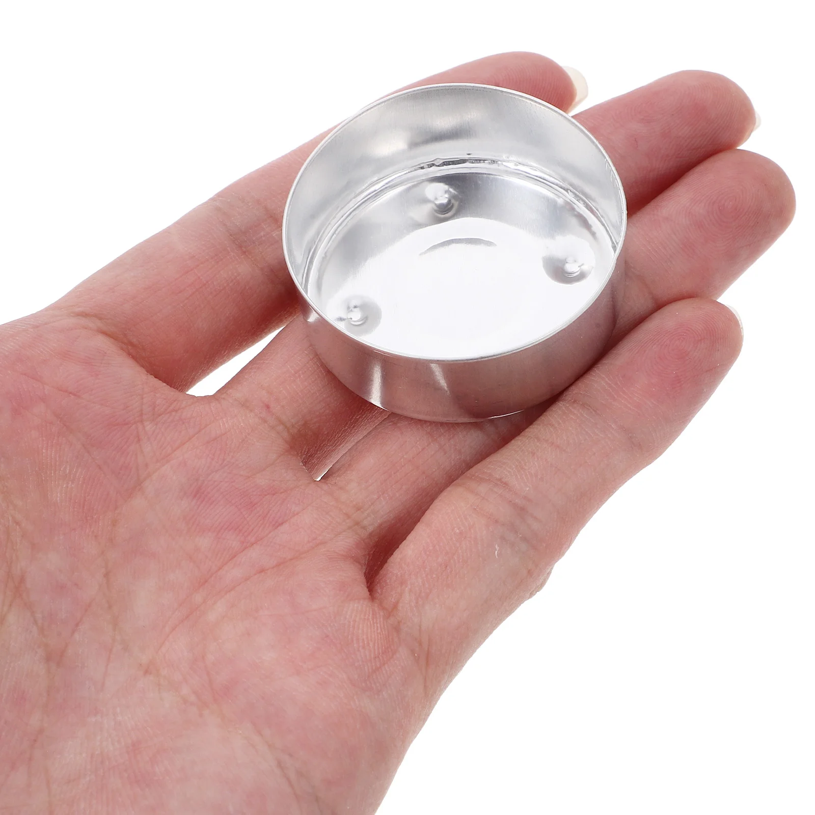 Scatole per contenitori per vassoi tealight vuote da 30 pezzi, in alluminio decorativo elettronico