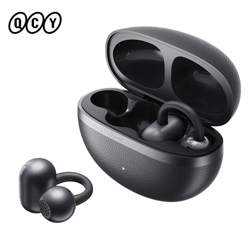 QCY Crossky C50 écouteurs à clipser Bluetooth 6.0 à oreille ouverte pilotes à double aimant basse Boost casque 4 micro AI appels clairs 35 heures IPX5 QCY Crossky C50 écouteurs à clipser Bluetooth 6.0 à oreille ouverte pilotes à double aimant basse Boost casque 4 micro AI appels clairs 35 heures IPX5