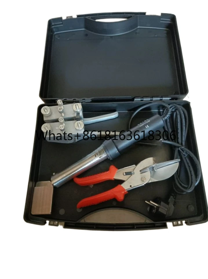 110V/220V PU Round Belt Butt Welding Kit Welder Machine & Scissor & Clamp with Carry Box with Temp Adjustable