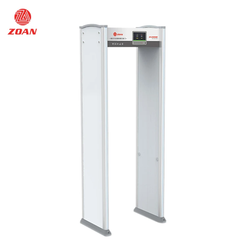 Walk through door frame  metal detector be able to detect multiple metal objects of various sizes