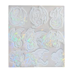 Versatile Dragon Pendant Silicone Mold for DIY Jewelry Crafts Epoxy Resin Moulds for Crafting Dragon Casting Moulds