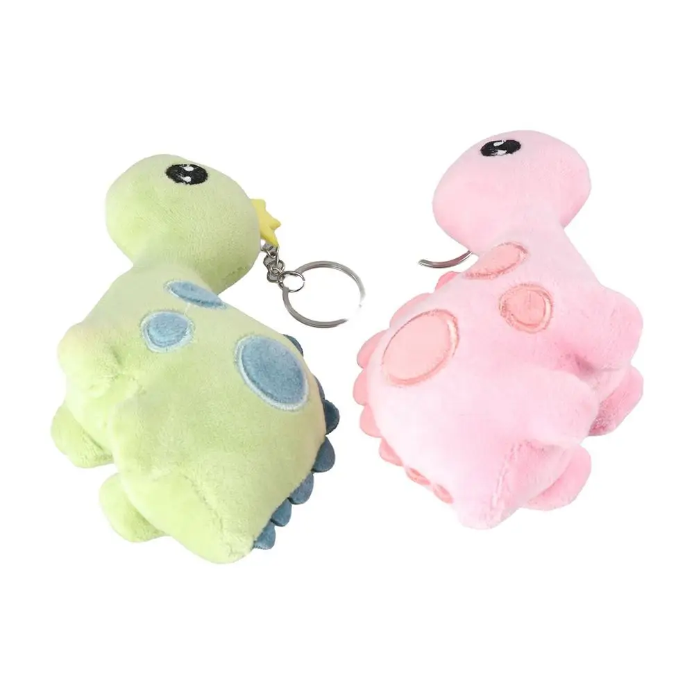 

Children Gift Dolls Keychain Animal Dolls Keyring Cartoon Dragon Doll Stuffed Pendant Dinosaur