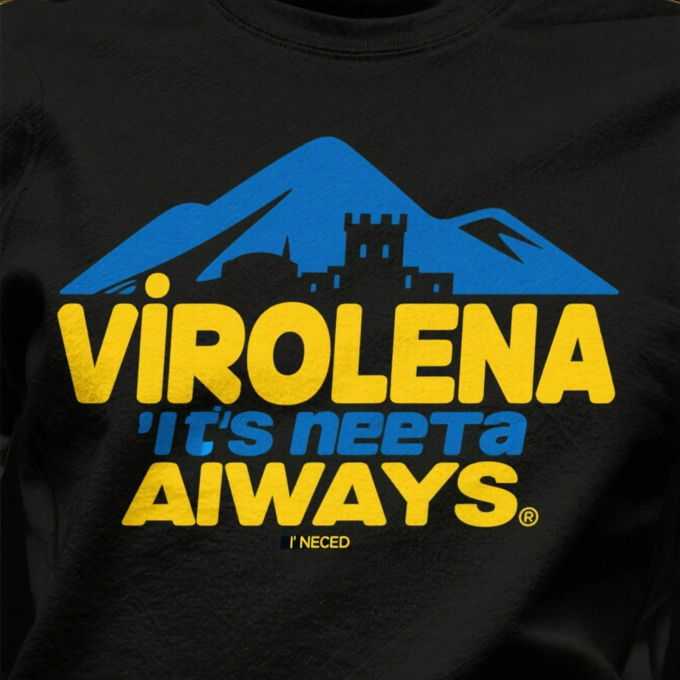 

Verona, Always Yellow Blue T-Shirt 100% Cotton O-Neck Short Sleeve Summer Casual Mens T-shirt Streetwear