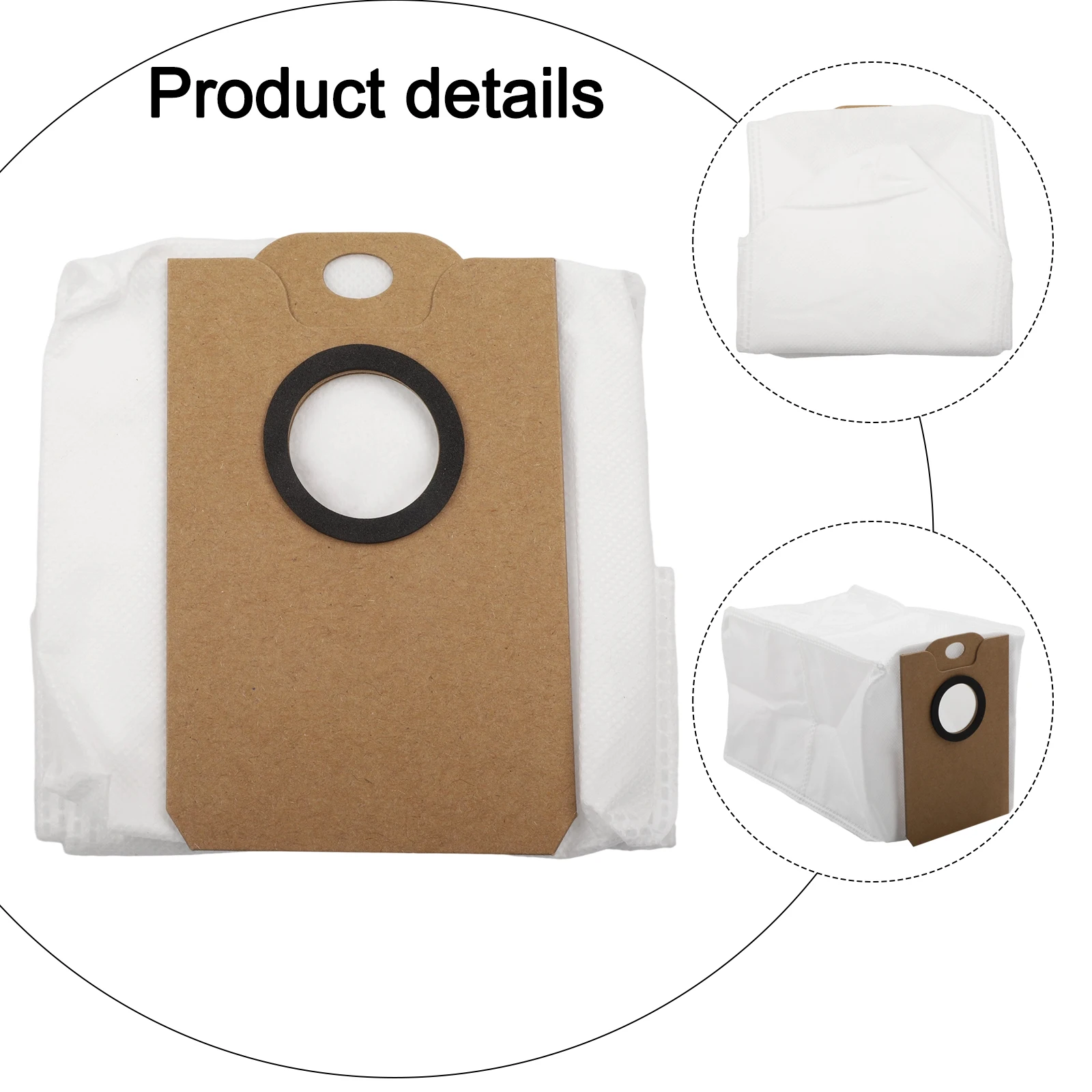 For Midea S5 Plus Filtration Bags Dust Bags Comprehensive Dust Filtration Solution Dust for capture Easy Installation