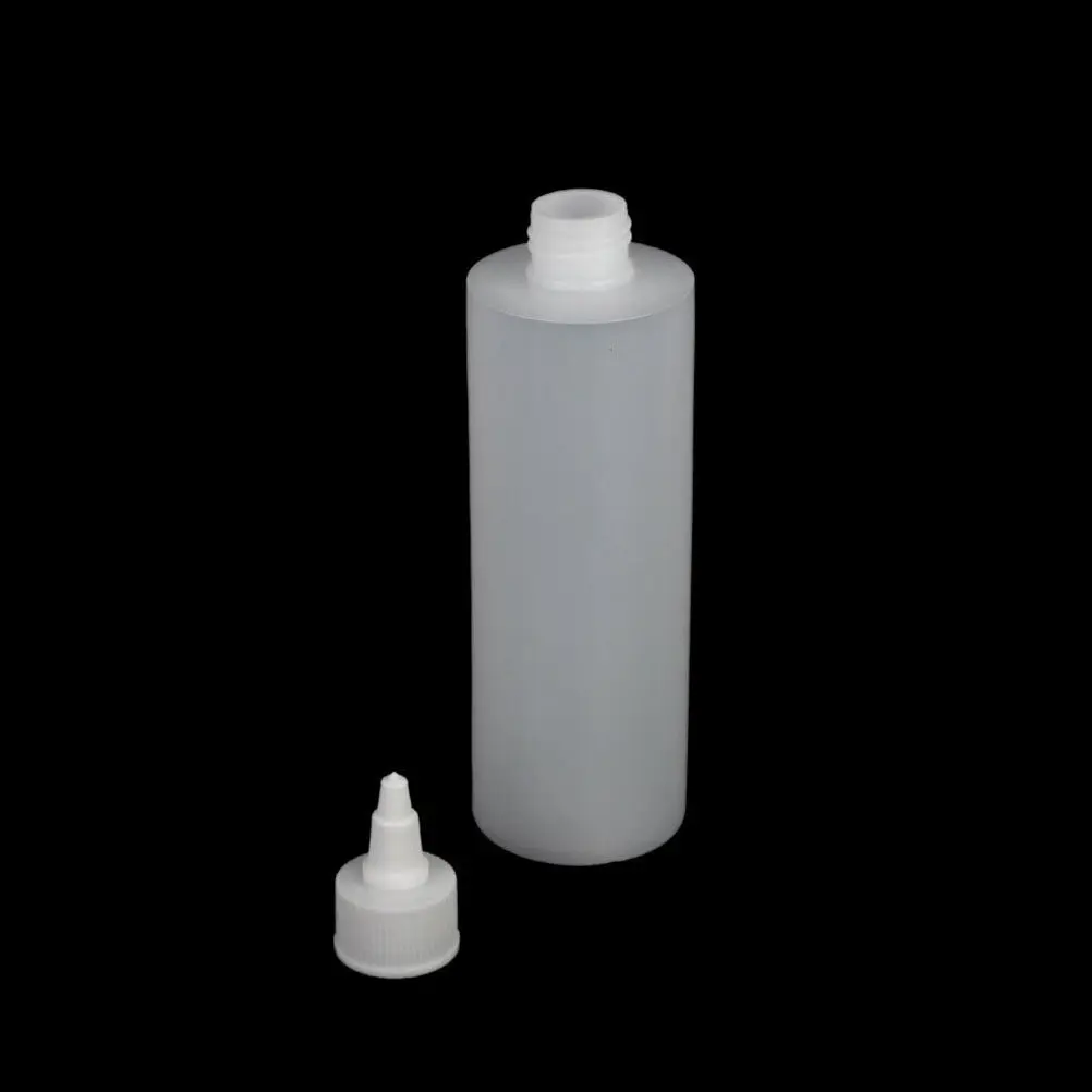 

5Pcs 250Ml Large Capacity Lightweight Plastic Empty Ink Bottles for Tattoo Pigment Storage Squeeze Bottle Tight Seal Leak Proof