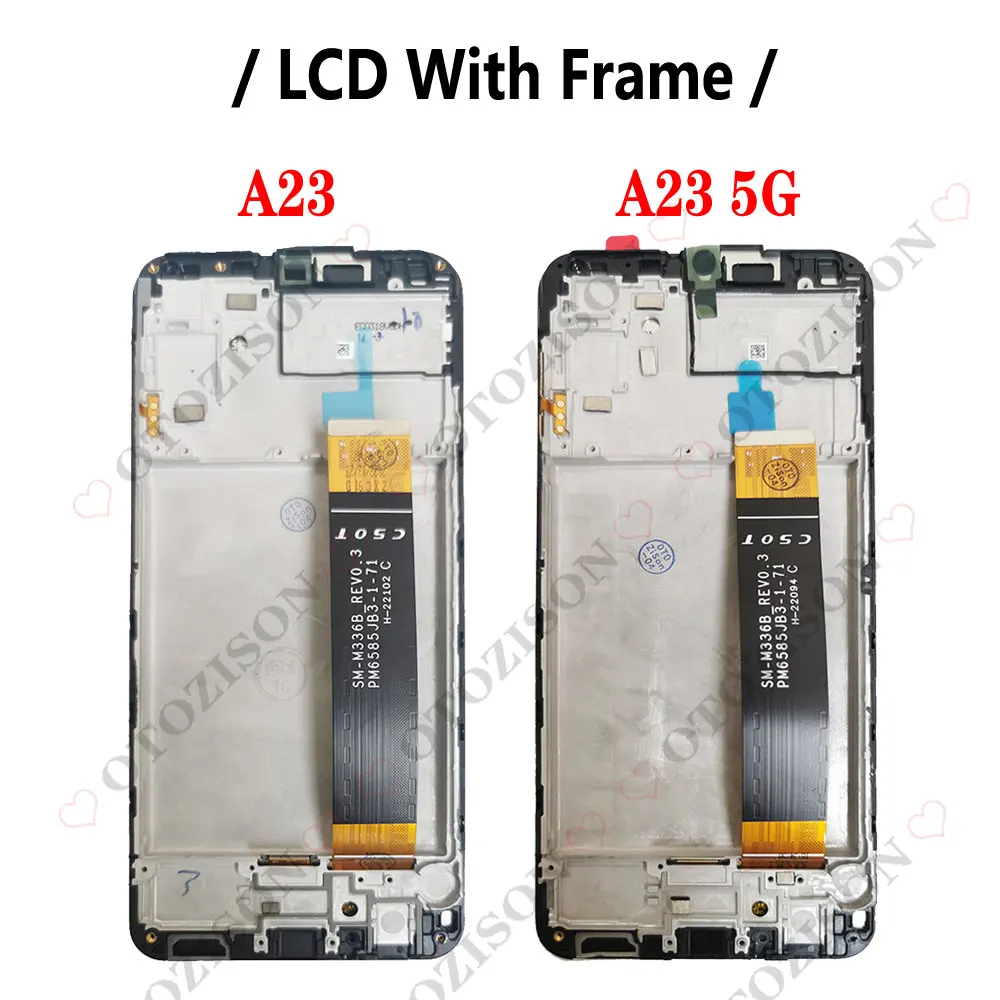 For Samsung Galaxy A23 4G A235 LCD A23 5G A236U A236B LCD With Frame SM-A235F/DS A235M Display Touch Screen Digitizer Assembly