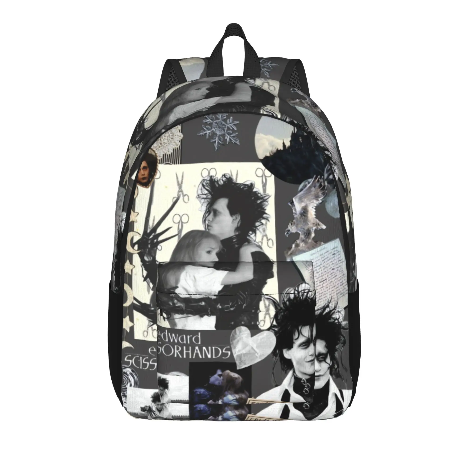 Edward Scissorhands Backpack  Outdoor Backpacks Men Design Print High School Bags Novelty Rucksack
