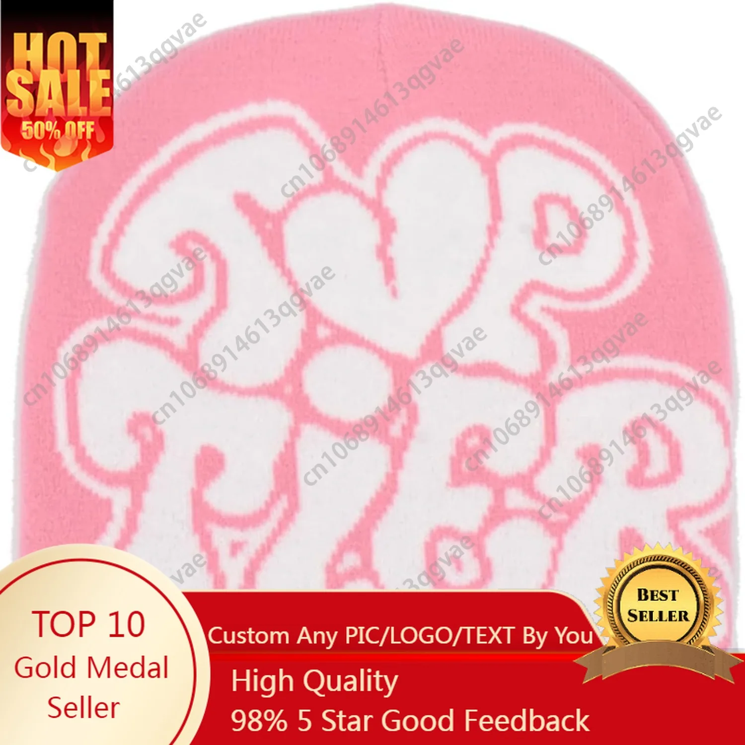 

CORIRESHA Men Women Letter Graphic Y2k Beanie Knitted Hats Warm Winter Outdoor Caps