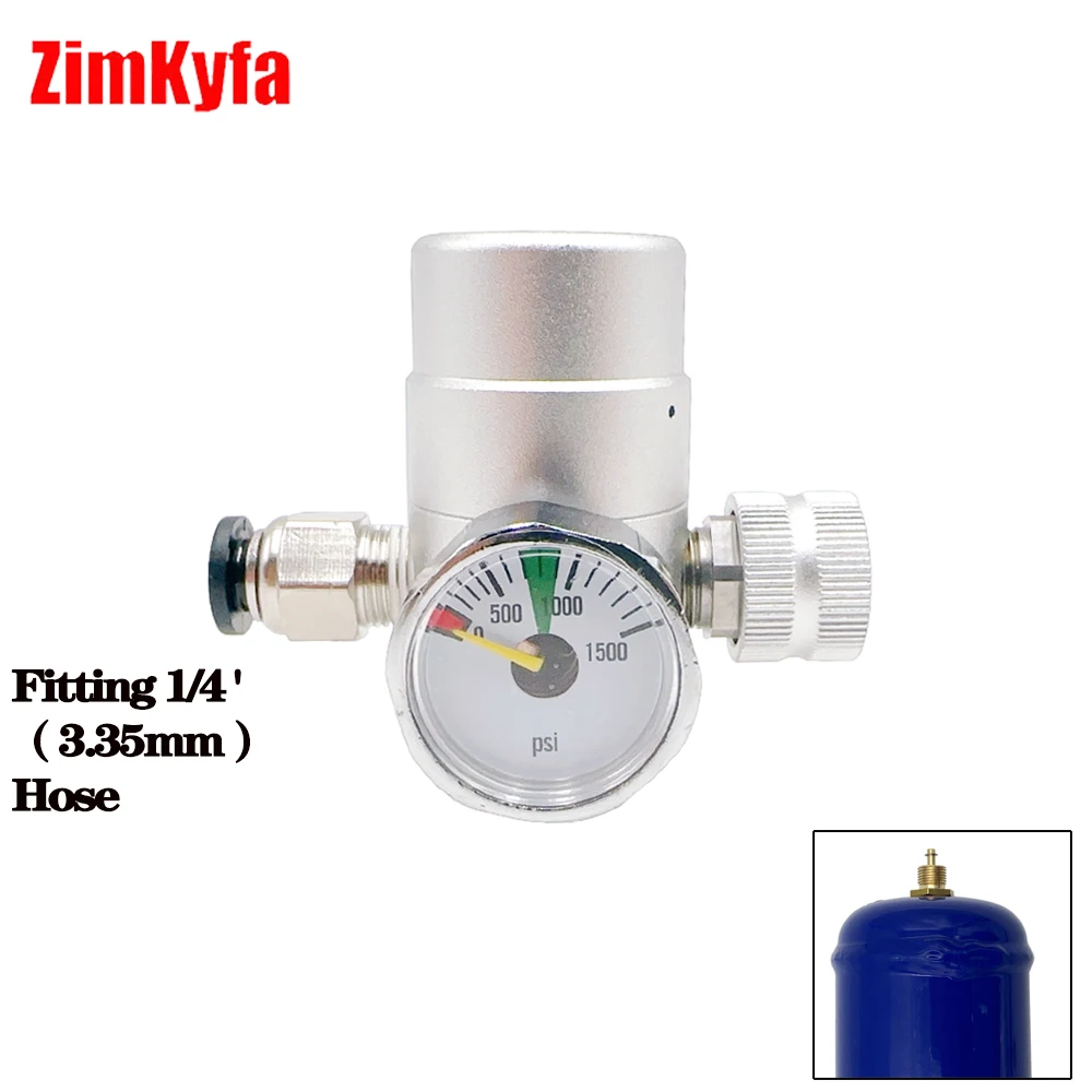 Whipped Cream Pressure Regulator from Thread M11*1 Fiting NO2 Tank To M22 Thread Cream Jar