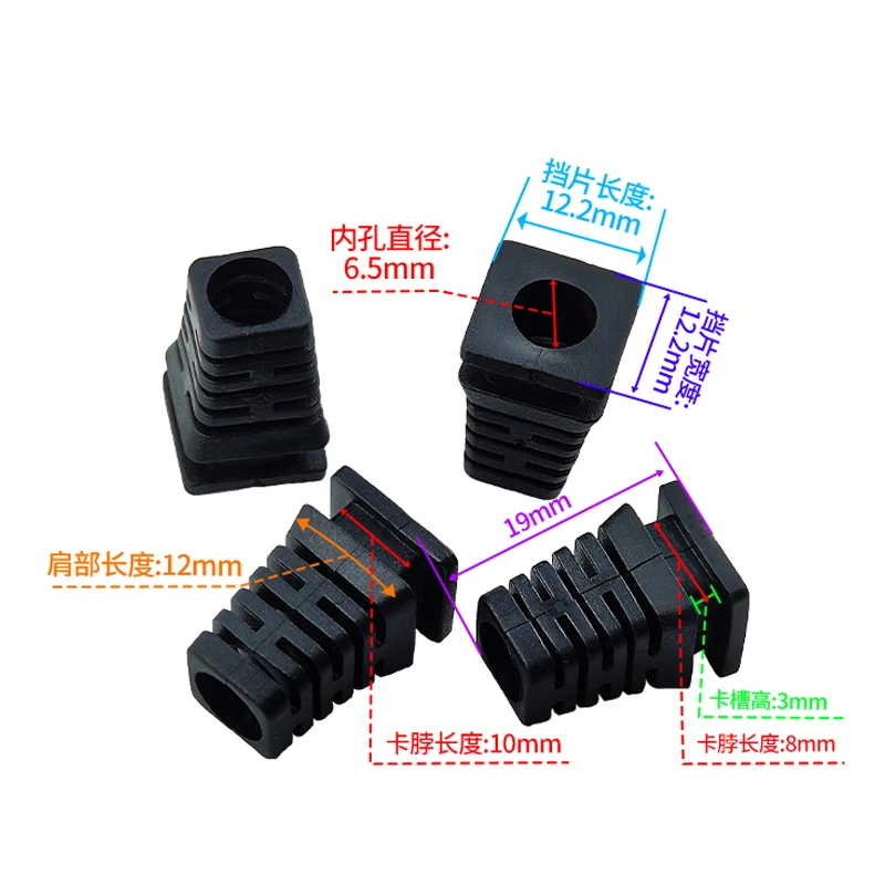 10pcs 4.6/5.2/6mm Cable Gland Connector Rubber Strain Relief Cord Boot Protector Wire Cable Sleeve Power Tool Cellphone Charger