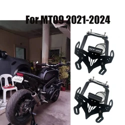 MT09 2021 2022 Motorcycle Rear License Plate Holder Fender Eliminator Tail Tidy for YAMAHA MT-09 SP 2021 2022 Porta Placa Moto A