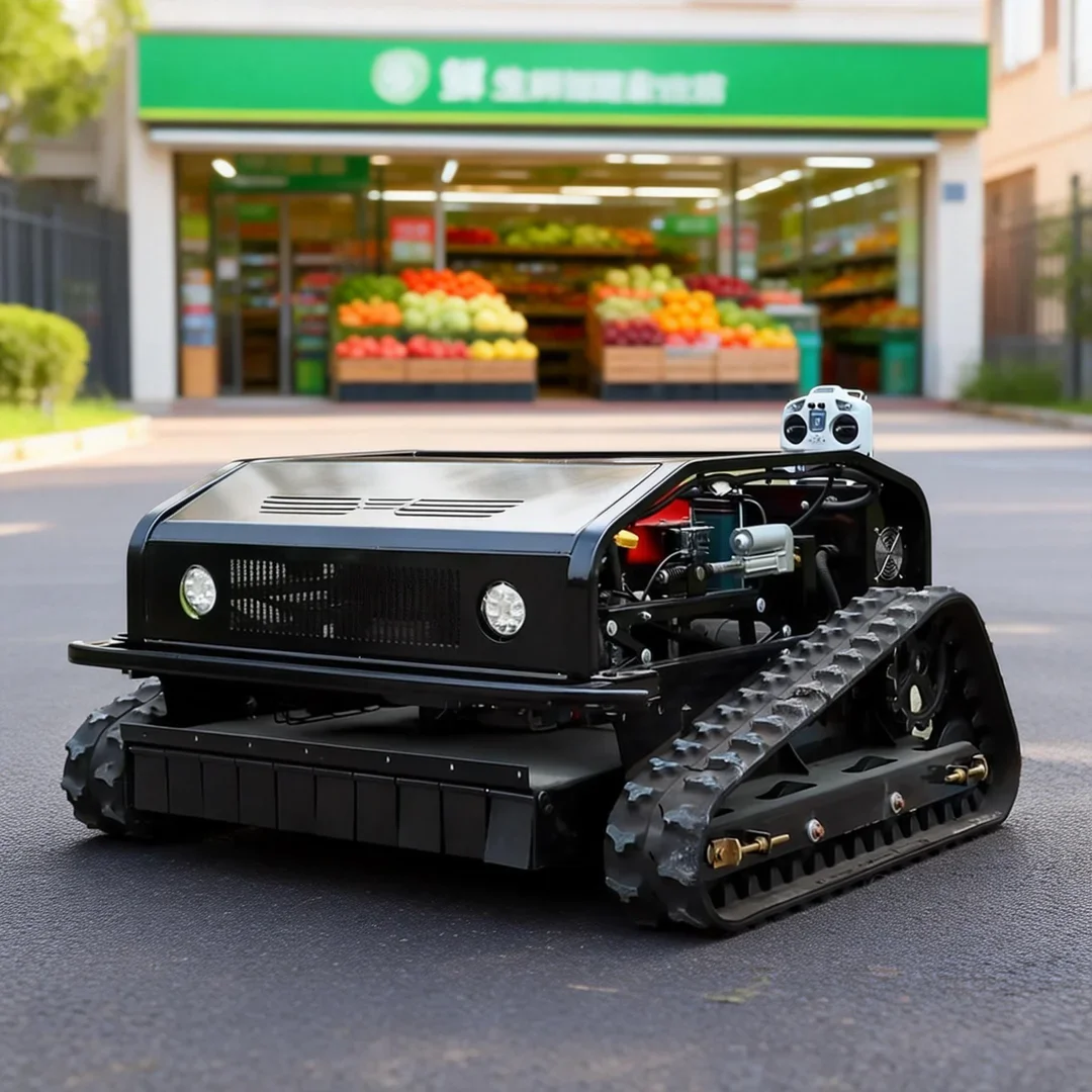 

Индивидуальная оптовая продажа с фабрики, гусеничная газонокосилка с дистанционным управлением, робот-косилка CE EPA, сельскохозяйственная гусеничная газонокосилка