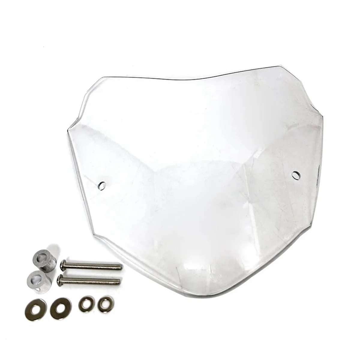 زجاج أمامي ريترو رياضي منحرف للرياح لسوزوكي SV650X 2017-2025، شفاف -T45C