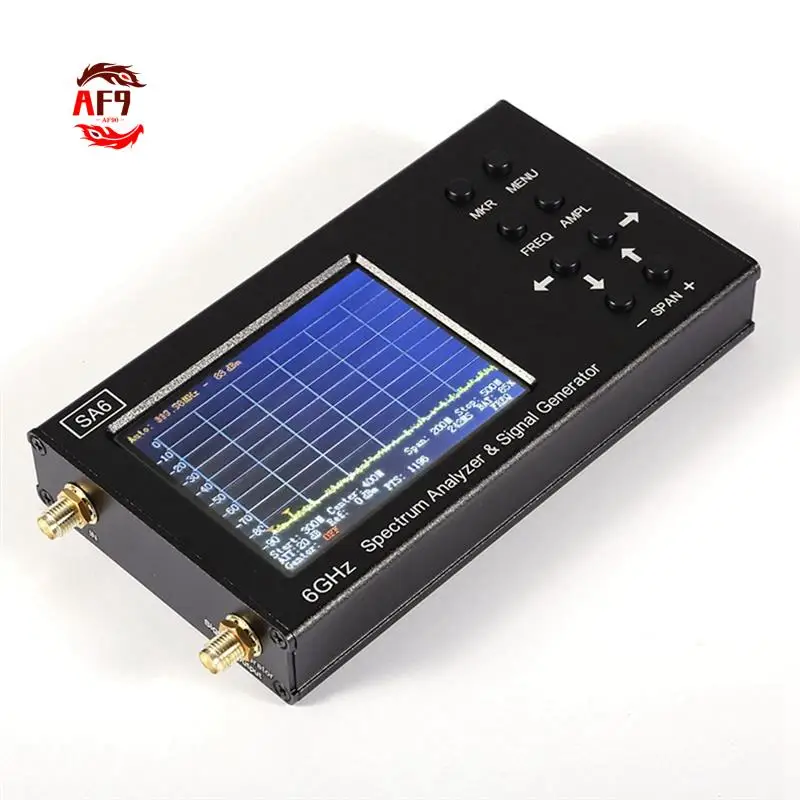 AF90-SA6 Handheld Spectrum Analyzer Wi-Fi CDMA Lab 35-6200Mhz Signal Test Signal 6G Portable Tester