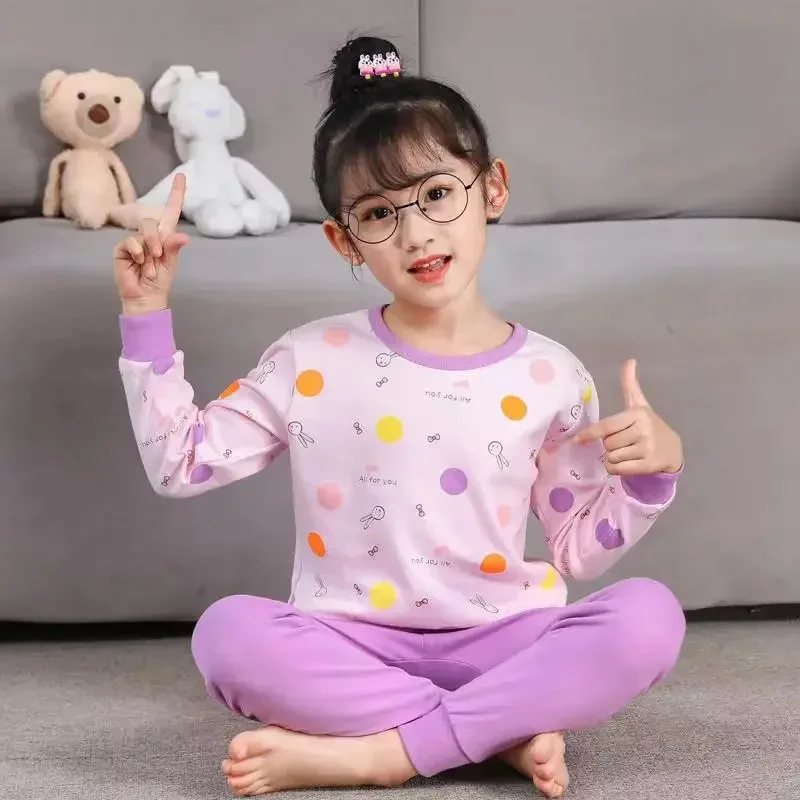 Pijamas infantiles para niños 2 4 5 6 7 8 9 10 11 12 13 14 años Conjunto de ropa de dormir de algodón Pijamas de Navidad Ropa de Pijamas verdes para niños