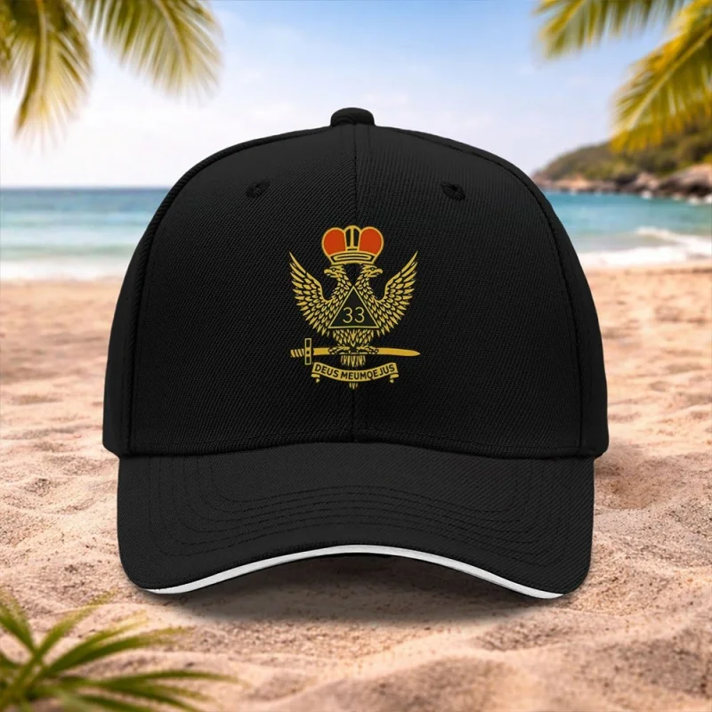 Freemason Double-Headed Eagle Baseball Cap Unisex for Weddings Parties Festivals Bachelor Events Birthday Gift Cycling Outdoor