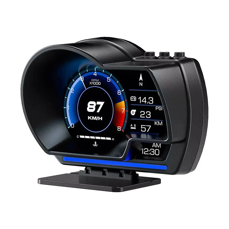 OBDⅡ+GPS Smart Gauge High Definition Speedometer Car Diagnostic Tool OBD Fault Code Elimination Car Head up Display