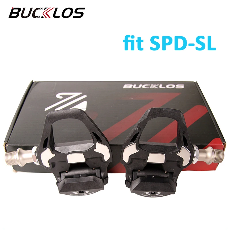 

R8000 Clipless Pedals for SPD-SL Sealed Bearing Road Bike Pedals Ultralight Nylon Bicycle Self-locking Pedal for SPD SL Cleats