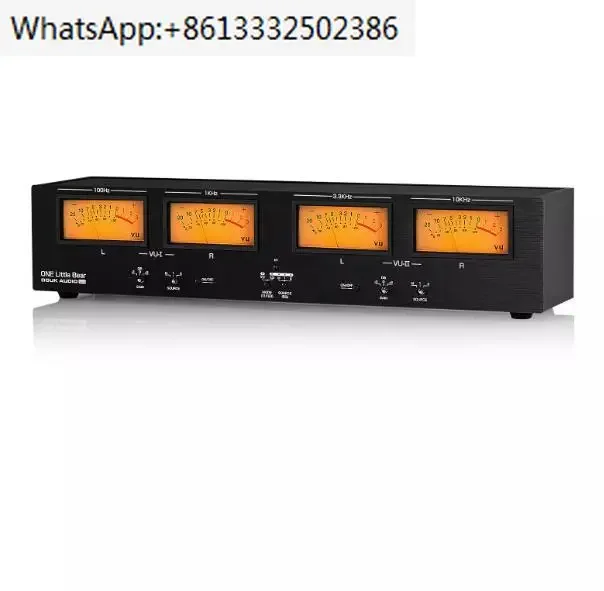 Brand new design tube amplifier 4 head VU meter level meter spectrum meter with backlit voice control rhythm light