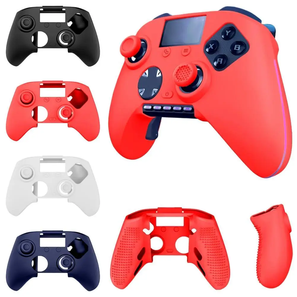 For ROG Raikiri Pro PC Edition Controller Skin Anti-slip Silicone Sleeve Protective Sleeve Handle Case Dustproof