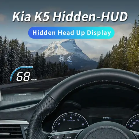 Yitu HUD는 Kia K5 공장 수정 숨겨진 헤드 업 디스플레이 특수 차량 속도 프로젝터에 적합합니다.