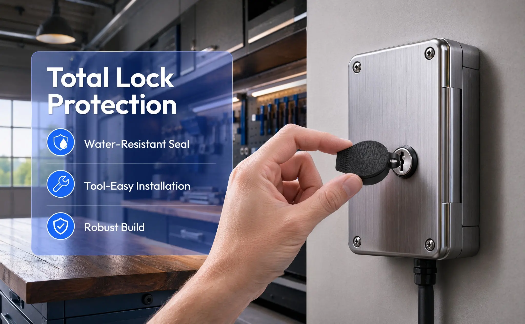 8Pcs Door Lock Dust Covers Waterproof Caps Black Size 2 Outdoor Electrical Box Control Cabinet Keys Panel Hole Protective Covers