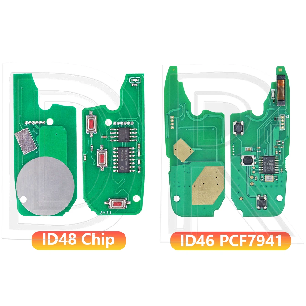 DR3 433MHz ID46 PCF7941 PCF7961 ID48 Chip SIP22 Car Remote Key For Fiat 500 Ducato Bravo Liena Panda Idea Stilo Punto Evo Qubo