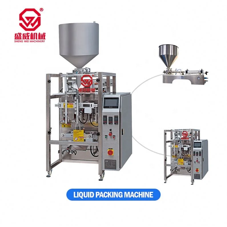 Puffed Food Packaging Juice Pouch Sunflower Automatic Filling Milk Processing And Rice Cake Packing Machine