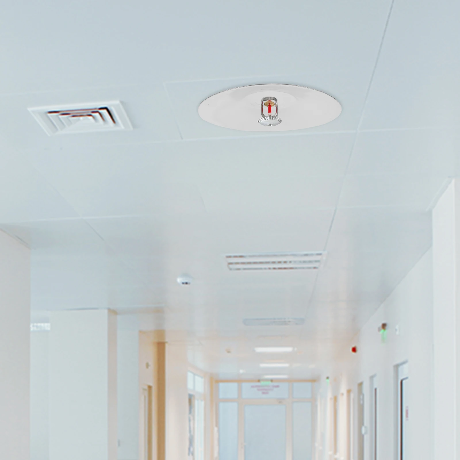 

Fire Sprinkler Heat Collecting Cover DN200 Metal Shield Gathering Plate Non Removable Decorative Nozzle Solar Lamp Outdoor