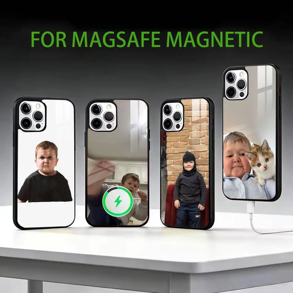 

f-Funny Babaite Hasbulla Phone Case For iPhone17,16,15,14,13,12,11 Plus,Pro Max Magnetic For Magsafe Wireless Charging