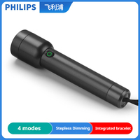 2025 New Philips 1236 Flashlight 4 Modes LED With Type-C 18650 Rechargeable Battery Fishing Torch EDC Light Camping Self Defense