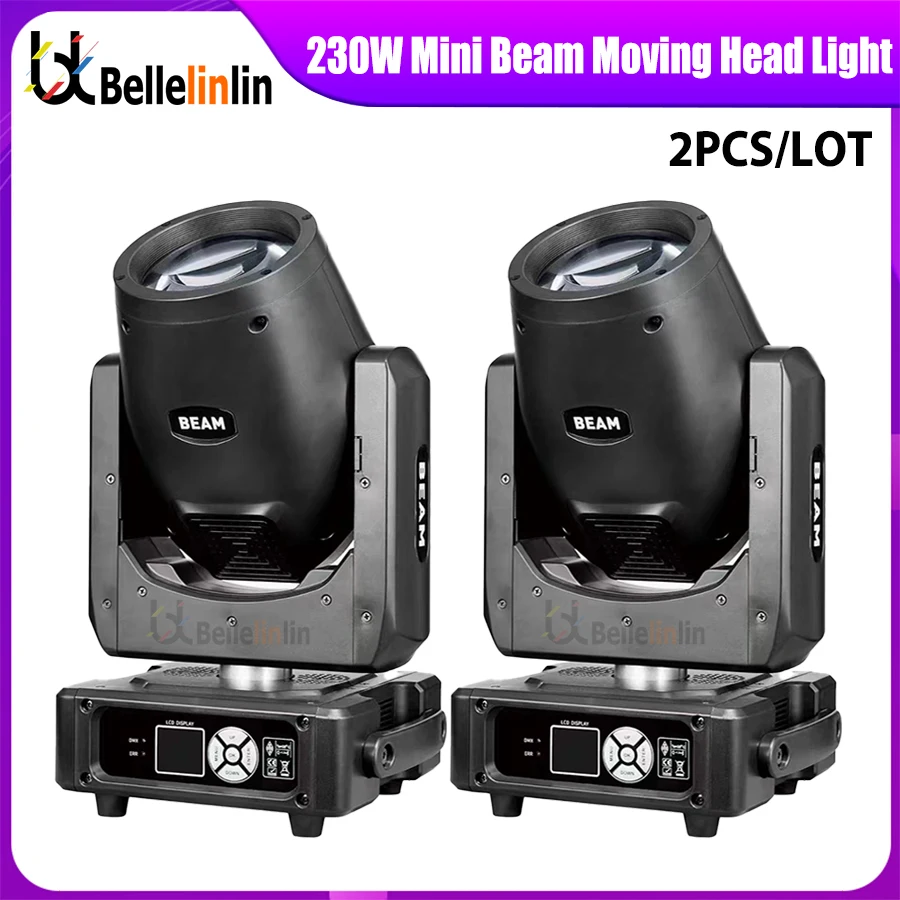 

0 Tax 2Pcs Lyre Mini Beam 230W 7R Moving Head Light 230W DJ Moving Key Model Beam 7r Sharpy Beam 230 Stage Disco Light