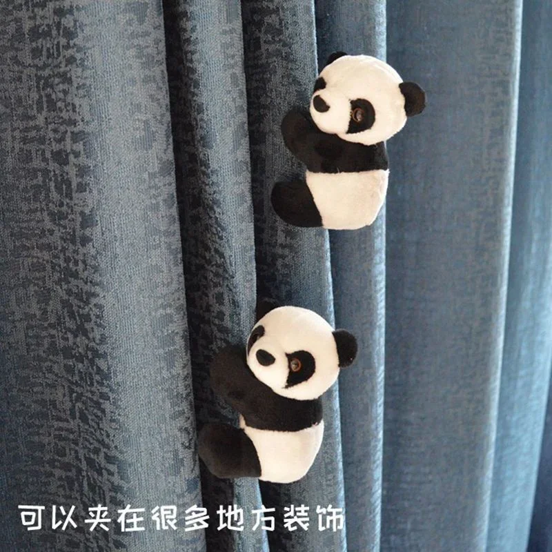 1/3/5/10PCS Mini Panda Clip Plush Toy Small Doll Doll Potted Plant Bedroom Desktop Pendant Cute Creative Gift Home Decor