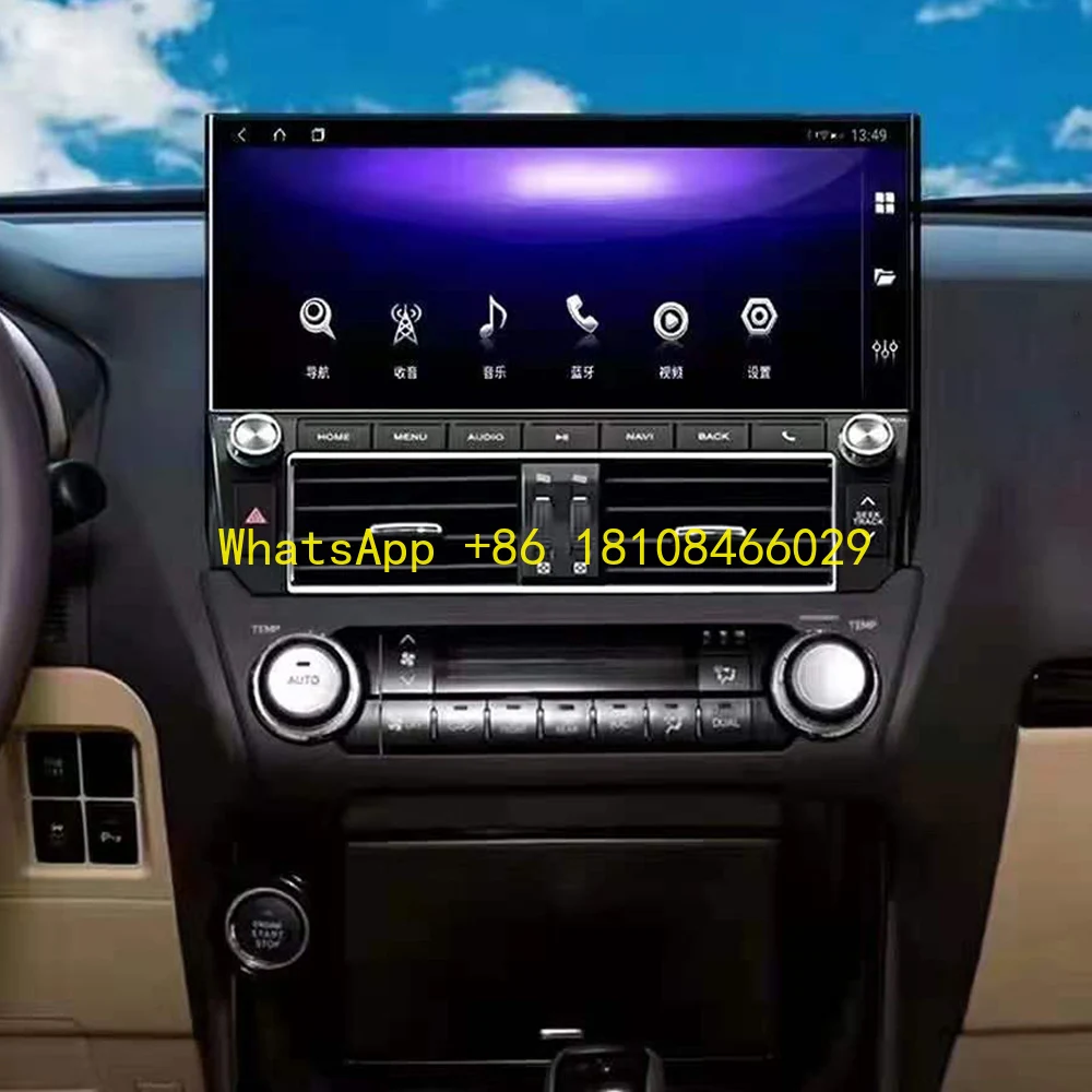 

12.3" Android 13 Car Radio for for toyota Land Cruiser Prado 2014-2017 Stereo GPS Navigation DSP Carplay