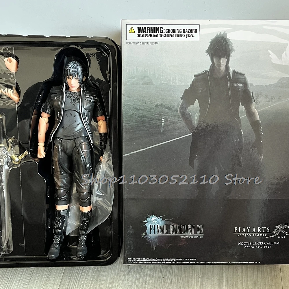 

PLAY ARTS Kai Noctis Lucis Caelum, экшн-фигурка, аниме-модель, игрушка, подвижное украшение, коллекция кукол, Рождественский подарок