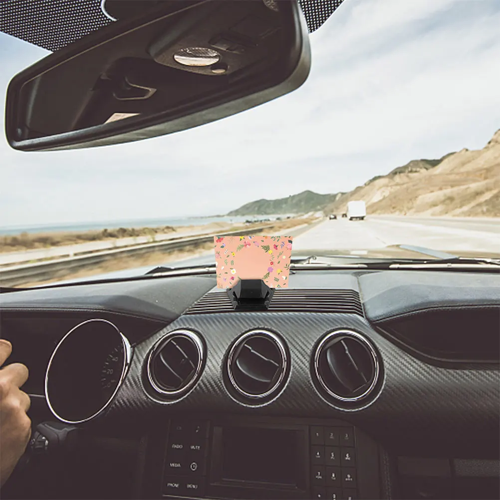 

Car Card Holder Clip Multifunctional Dashboard Ticket Holder Business Card Organizer Vehicle Supplies Car Interior