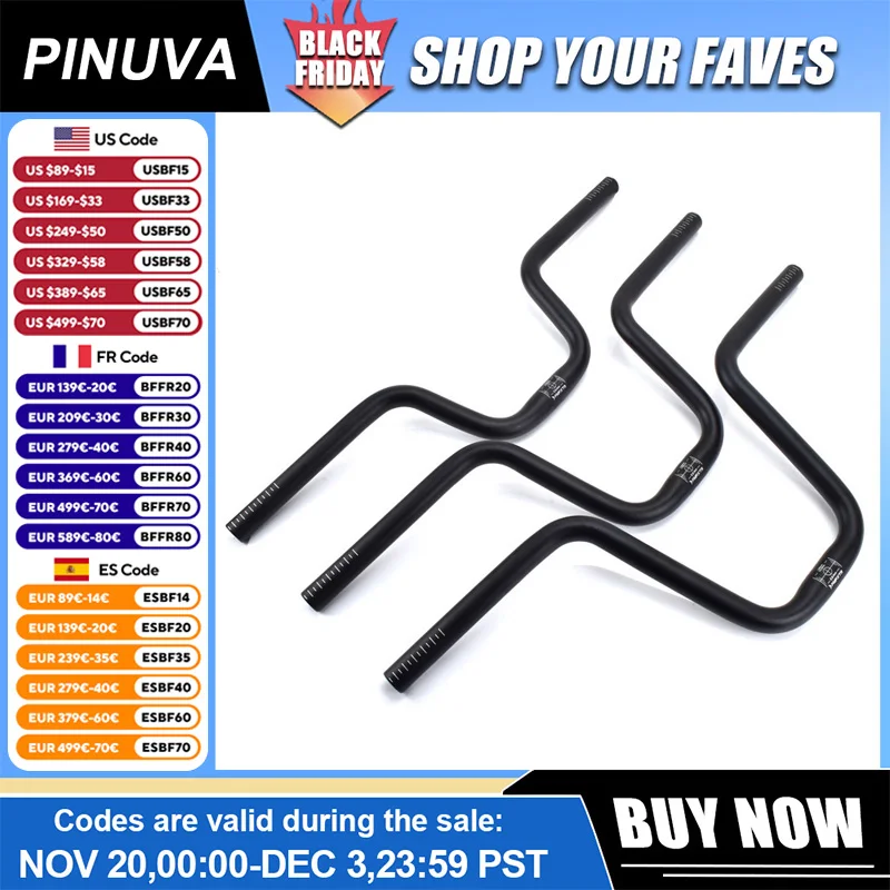 

M-type Handlebar 25.4mm Universal 120/160mm Height Folding Bikes Handlebars High-Strength Aluminium Alloy 580mm Bicycle Parts