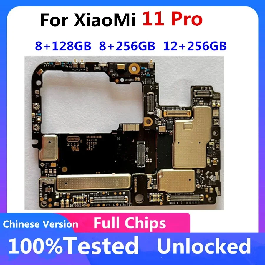 For Xiaomi Hongmi Redmi Note 11 Pro 5G Motherboard Unlocked Original 128GB 256GB Global Mainboard Logic Board Full Chips Working