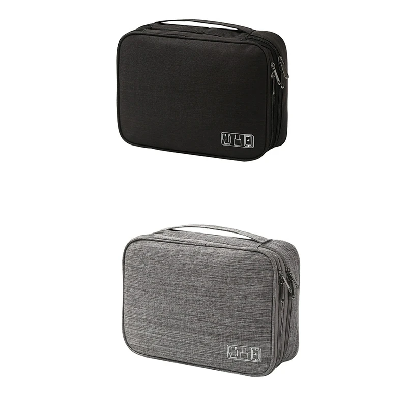GO-Cable Storage Bag Digital Electronics Organizer For Travel, Portable Case For Cables, Chargers & Accessories