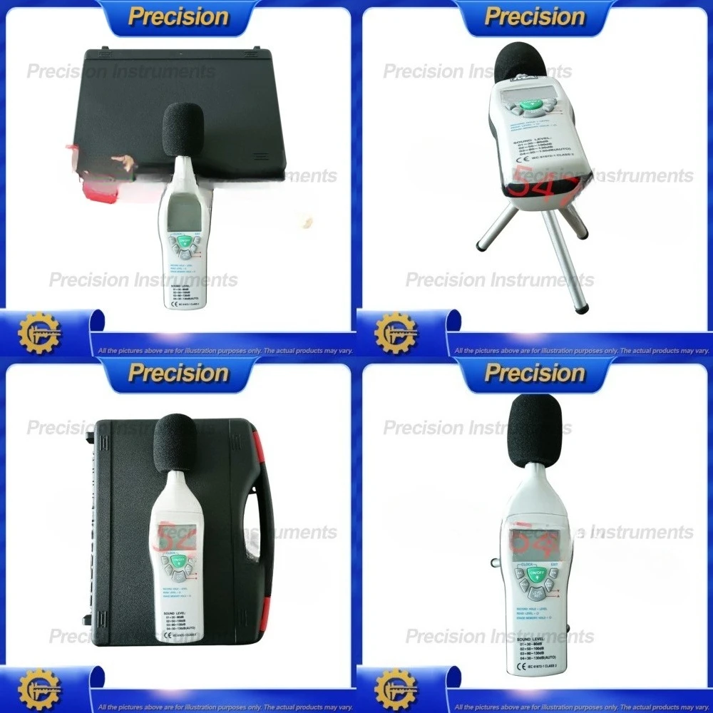 2026 مقياس مستوى الصوت الرقمي مع وظيفة تخزين البيانات للكشف عن الضوضاء الصناعية والمراقبة البيئية عالية الدقة #1