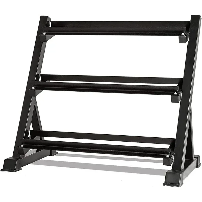 

Adjustable 3 Tier Heavy Duty Dumbbell Rack for Home Gym Weight Rack Dumbbell Storage Stand Holder Fitness Equipment